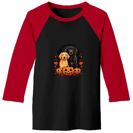 Labrador Pet Black Labrador Yellow Lab Halloween Costume Baseball Tees