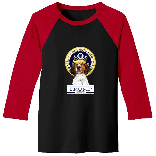Coonhound Pet Trump 2024 Treeing Walker Baseball Tees