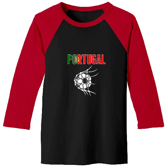 Sport Soccer Portugal Soccer Fans Jersey Portuguese Flag Football In Net Baseball Tees