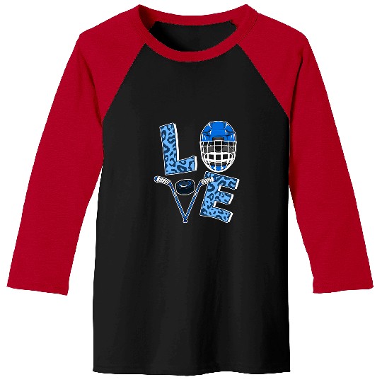 Sport Hockey Love Ice Hockey Cheetah Girls Hockey Womens Ice Baseball Tees