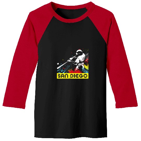 Sport Baseball San Diego Baseball Pop Art Style Baseball Fans Baseball Tees