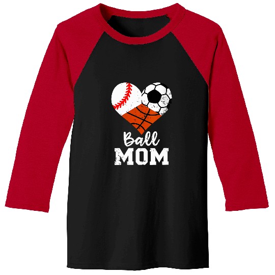 Sport Basketball Womens Ball Mom Funny Baseball Soccer Basketball Mom V Neck Baseball Tees