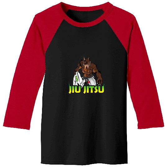Pitbull Pet Bully Brazilian Jiujitsu Master Pitbull Dogfight BJJ Baseball Tees