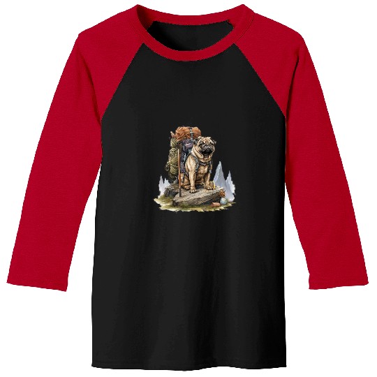 Pug Pet Funny Take A Hike Pug Graphic Hiking Funny Pug Hiking Baseball Tees