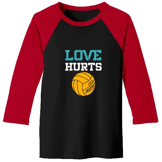 Sport Waterpolo Love Hurts Funny Ball Sport Baseball Tees