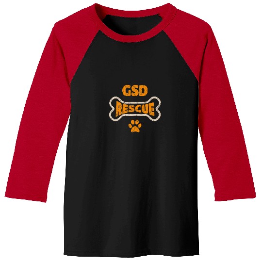 German Shepherd Pet GSD Police Dog Military Dog Rescue Volunteer Baseball Tees