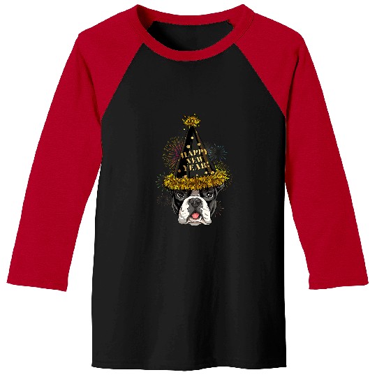 French Bulldog Pet Frenchie Dog New Year French Bulldog New Years Eve Party Countdown Dog107 Baseball Tees