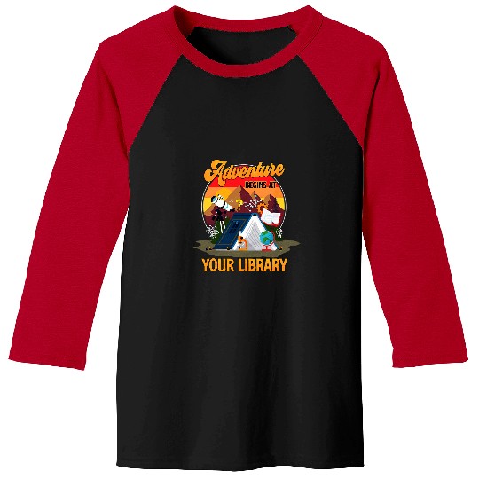 Adventure Begins At Your Library Summer Reading Program 2024 23 Baseball Tees