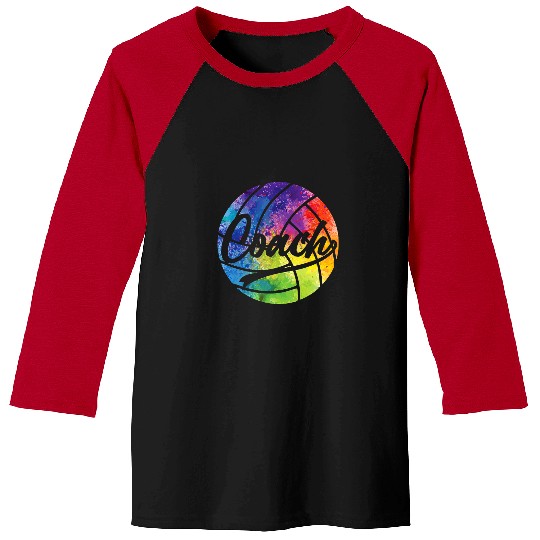 Sport Volleyball Cute Funny Volleyball Coach Baseball Tees