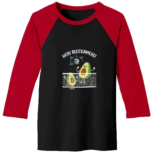 Sport Volleyball Holy Blockamole Funny Volleyball Block Avocado Teen Girls 1 Baseball Tees