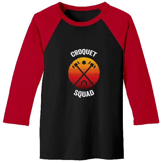 Sport Croquet Squad vintages Croquet Baseball Tees