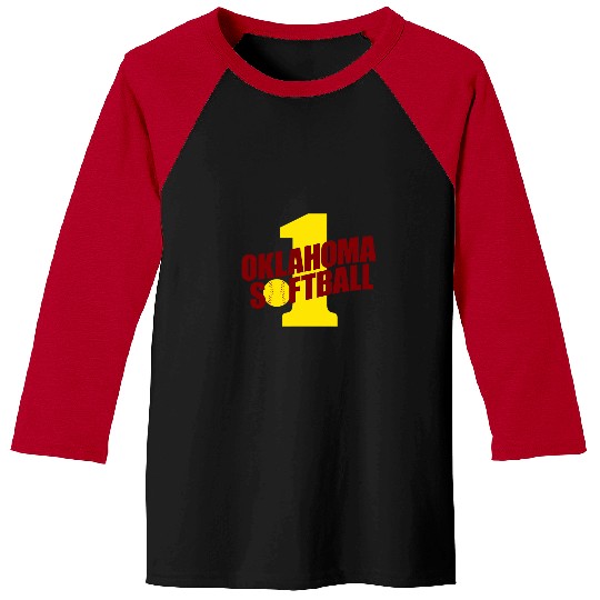 Sport Softball Oklahoma Softball Number One Baseball Tees
