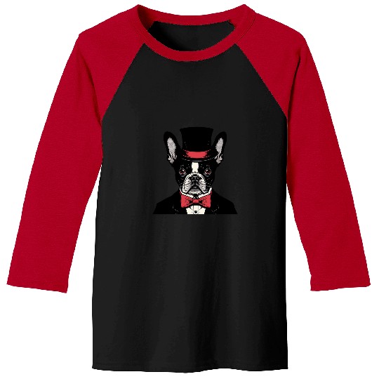 Boston Terrier Pet English Gentleman Funny Dog Victorian 1 Baseball Tees
