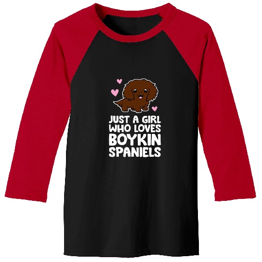 Boykin Spaniel Pet Just A Girl Who Loves Boykin Spaniels Baseball Tees