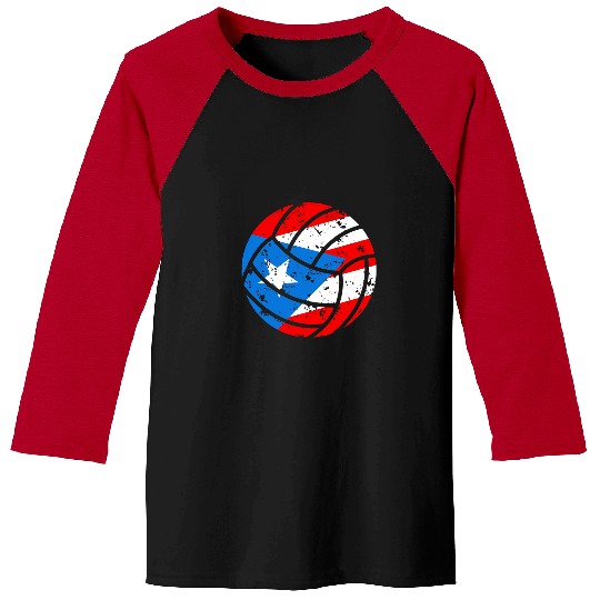 Sport Volleyball Puerto Rican Volleyball Proud Boricua Flag Puerto Rico Baseball Tees