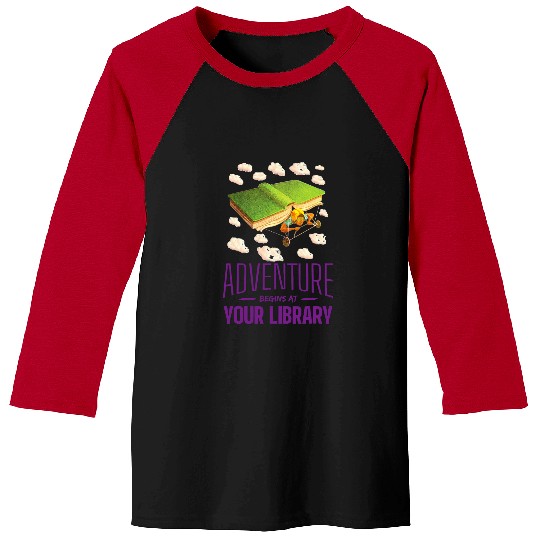 Discover Summer Reading Program 2024 Adventure Begins at Your Library 24 Baseball Tees