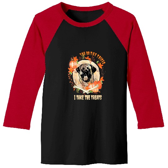 English Mastiff Pet Dog Owner Halloween Pumpkin Humor Funny 574 Baseball Tees
