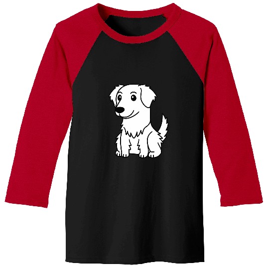Pyrenees Pet Cute Cartoon Great Pyrenees Funny Baseball Tees