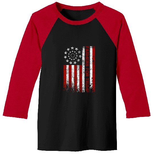 Pride USA Flag Reelection Donald Trump Farming 2Farmer 22 Baseball Tees