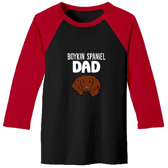 Boykin Spaniel Pet Owner Papa Funny Boykin Spaniel Dad Baseball Tees