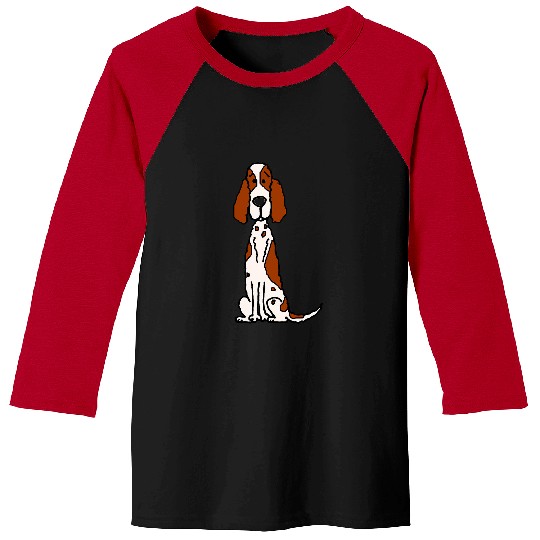 English Setter Pet Smileteespetsa Funny English Setter Puppy Dog Cartoon Baseball Tees