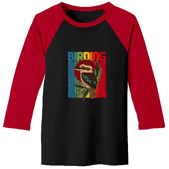 Laughing kookaburra Australia birdwatching biologist birding 13 Baseball Tees