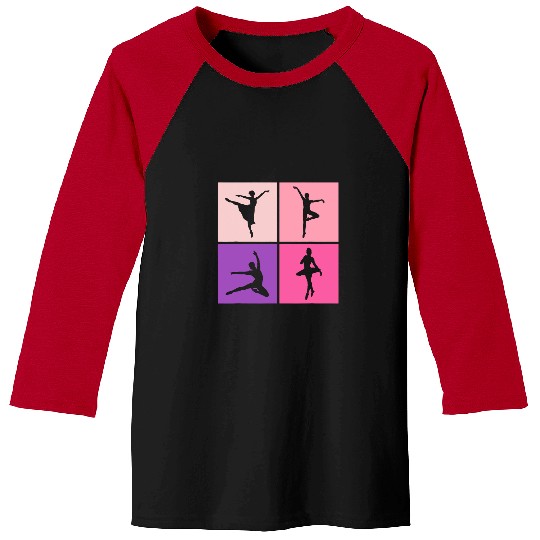 Ballerina ballet dancer ballet shoes lace shoes Baseball Tees