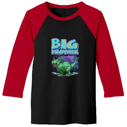 Dinosaur Pet Big Brother Boys Dino Lover 1 Baseball Tees