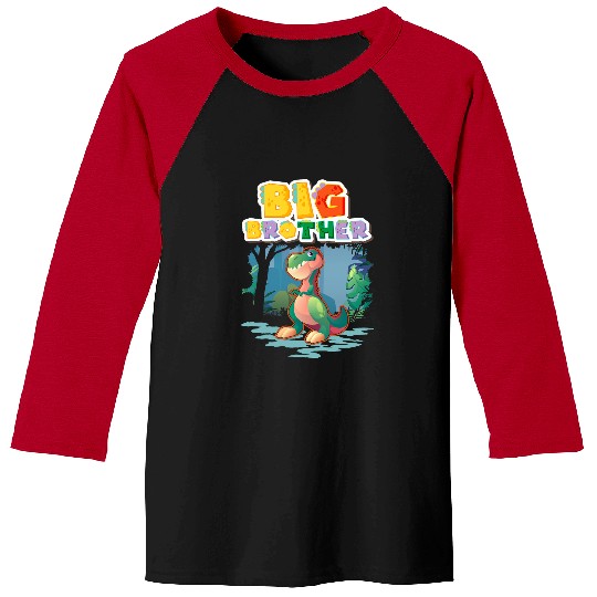 Dinosaur Pet Big Brother Dino Lover Baseball Tees