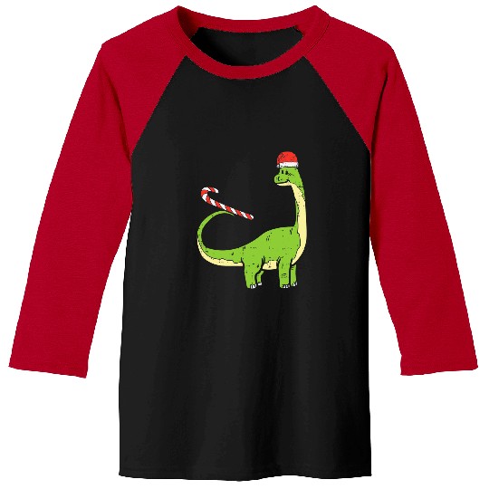 Dinosaur Pet Santa Toddler Boys Christmas xmass Baseball Tees