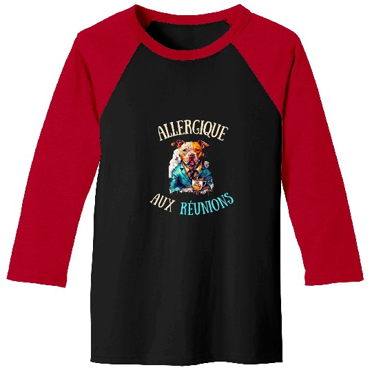 Work Break Coffee Pause Angry Pitbull Monday Morning Humorous Baseball Tees