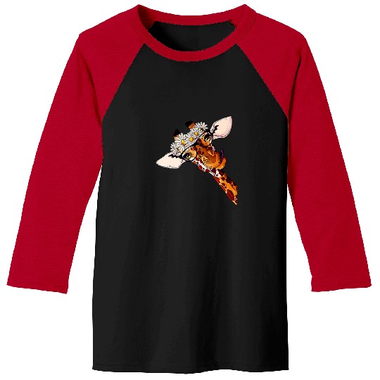 Giraffe Pet Love Giraffes Women Girls Giraffes Lovers Baseball Tees