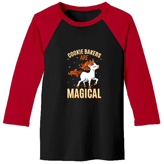 Unicorn Pet Cookie Bakers Are Magical Unicorn Job Party Chef Profession Baseball Tees