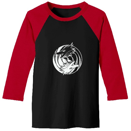 Dragon Pet Namaste Yoga Yin Yang dragon Qi Gong Yoga Tai Chi Baseball Tees