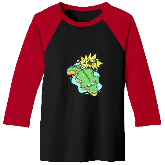 Alligator Pet Crocodile Cookie  Oh Snap Cookie Baker Foodie Baking Baseball Tees
