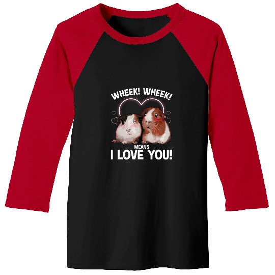 Guinea Pig Pet Cool Guinea Pig Art For Men Women Hamster Wheek Cavy Animal Baseball Tees