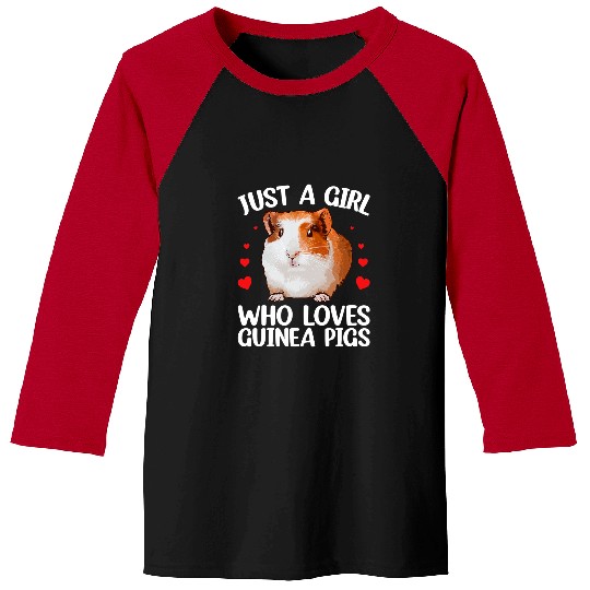 Guinea Pig Pet Cute Guinea Pig For Women Girls Hamster Pet Guinea Pig Lover 8 Baseball Tees