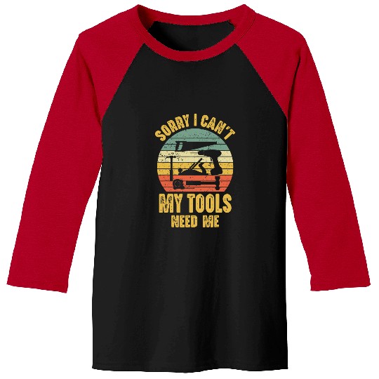 Woodworking Carpenter Tools Handyman Funny Woodworker Saying Baseball Tees