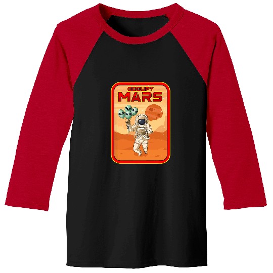 Aliens UFO Mars Occupy 2Astroaut 2Ufo Alien Planet Baseball Tees