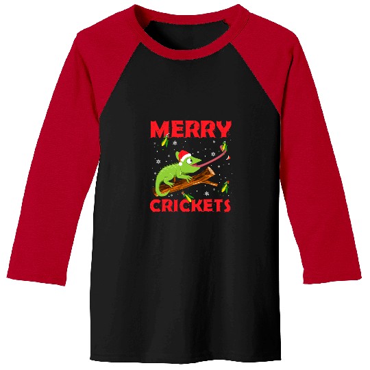 Gecko Pet Reptile Merry Crickets Lizard Gecko Ugly Christmas 1 Baseball Tees