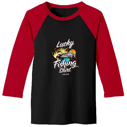 Fishing Fun Good luck when fishing and catching fish fishermen at Christmas 8 Baseball Tees