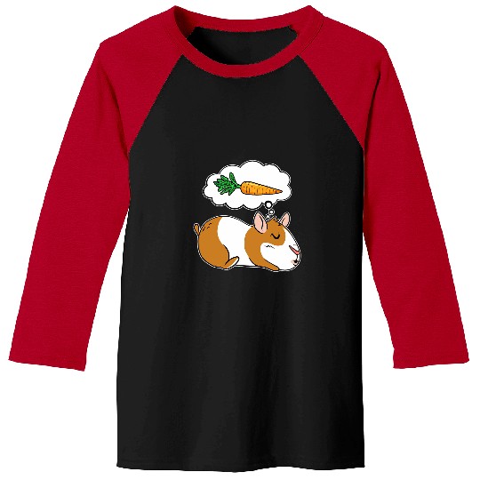 Guinea Pig Pet Dreams Of Carrot Guinea Pigs Rodent Cavies Cavy Baseball Tees