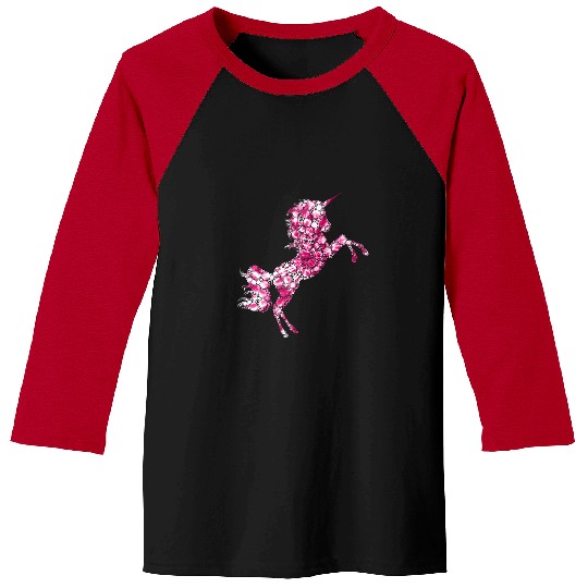 Unicorn Pet Pink Polka Dot Unicorn International Dot Day Girls Kids Baseball Tees
