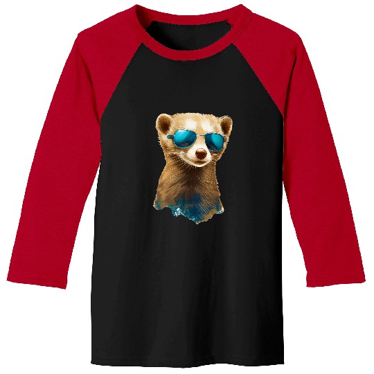 Ferret Pet Funny looking Ferret for Weasel and Ferrets Lovers Baseball Tees