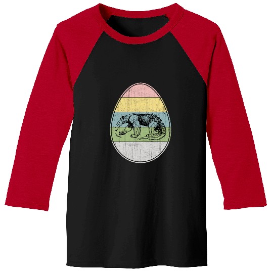 Anteater Pet Happy Easter Egg Anteater Graphic Funny Easter Day Anteater Baseball Tees