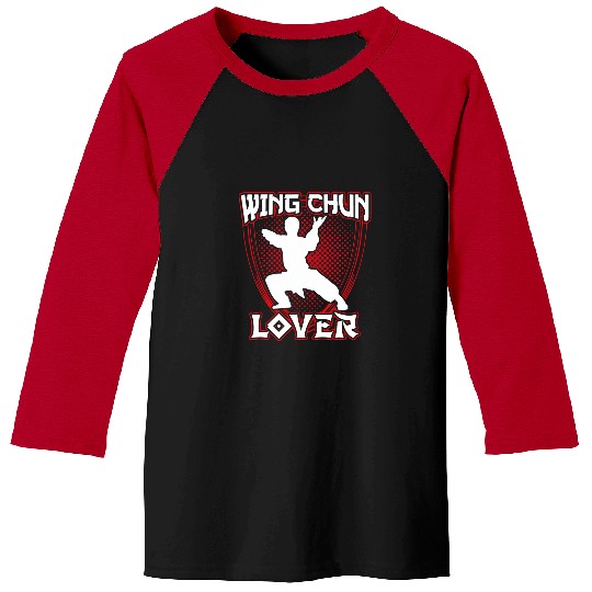 Wing Chun Lover Training Fighter Martial Arts Coach Baseball Tees