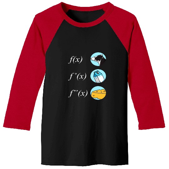 Cow Pet Mathematics Cowculating Derivations Funny Cow Milk Cheese 01 Baseball Tees