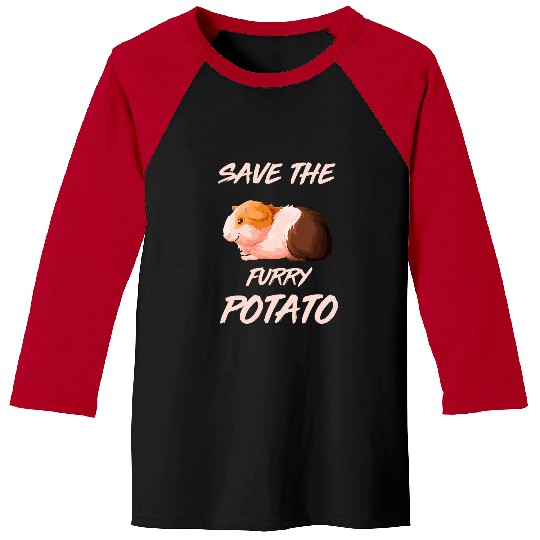 Guinea Pig Pet Mountain Guinea Pig 3Save The Furry Potato Baseball Tees