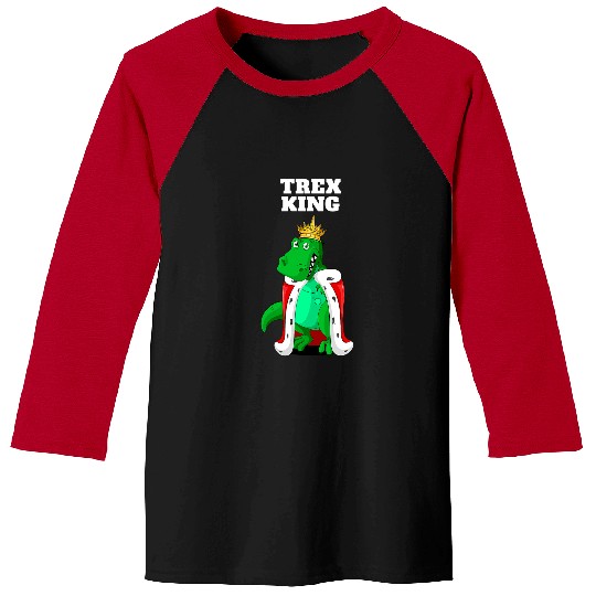 Dinosaur Pet Trex King Boys Trex Dinosaur Mens Tyrannosaurus Baseball Tees
