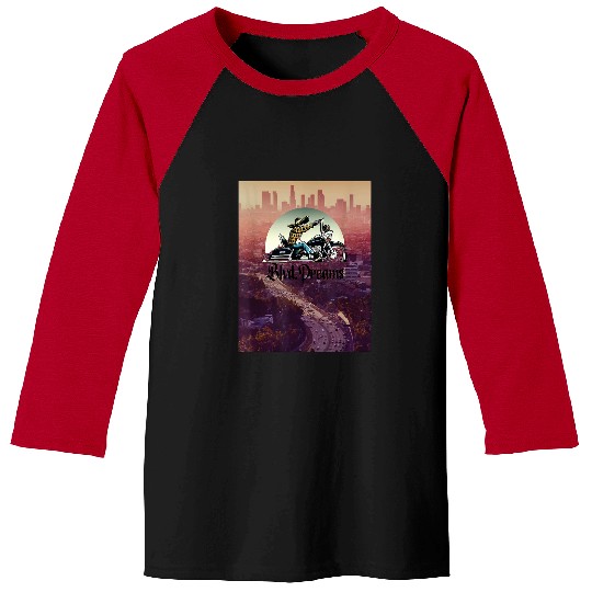 Blvd  Dreams Lowrider Motorcycle Baseball Tees